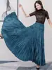 Falda plisada fluida y con caída 2026 Nuevo estilo transfronterizo para mujer talla grande, suelta, adelgazante, falda acampanada extragrande