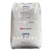 Partículas de Plástico Poliestireno GPPS Ningbo Liwan Novo Material GP-525 Injeção Grau Transparente Fundo Azul Resistência ao Alto Impacto