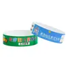 Aproximadamente Una Pulsera de Papel Dupont Desechable para Parques de Diversiones, Papel Sintético Parques Infantiles, Impresión Personalizada para Parques de Diversiones