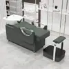 Cama para Lavar el Cabello de Salón de Peluquería Estilo Celebridad de Internet Semi-Reclinable Lavabo Profundo Cama para Lavar el Cabello Salón de Peluquería Cama para Enjuagar Cama para Cuidado y Crecimiento del Cabello