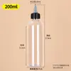Botella de Gel Transparente al por Mayor 60ml100ml Botella con Punta de Plástico Botella Dosificadora de Pigmento PET Botella Exprimible de Tinta