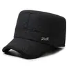 Orejeras de Invierno para Hombre Calentitas Engrosadas Gorra de Béisbol para Hombres de Mediana Edad y Mayores Protección contra el Viento y el Frío Gorra de Pico con Felpa