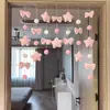 Cortina colgante de alto valor, sin taladro, para el hogar, dormitorio, habitación infantil, cortinas creativas para niñas