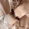 [Nuevo] Pulsera de Bodhi Rojo Jinse de un Círculo Boutique Alta Densidad Alto Aceite Pulsera de Placa para Hombres y Mujeres Juguete para Jugar Venta al por Mayor