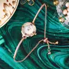 Relógio Pulseira Gedi Moda Luxo Areia Movediça Feminino Temperamento Requintado Pulseira à Prova d'Água Relógio de Pulso Quartzo