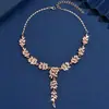 Collar de Espiga de Trigo Exagerado Retro Europeo y Americano Cadena para Clavícula de Mujer Cadena Corta para Suéter Moda Coreana Versátil Collar Decorativo para Mujer