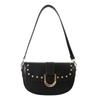 Bolso Pequeño de Remaches para Mujer Estilo Coreano Bolso Cuadrado Pequeño Simple y Moderno para Mujer Moda Verano 2024 Bolso Bandolera de Hombro Único Tendencia