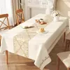 Mantel Moderno Minimalista, Impermeable, Resistente al Aceite, Mantel sin Lavado, Lujo Ligero, Tacto de Alta Gama, Mantel Engrosado, Mantel Rectangular para Mesa de Café