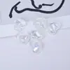 Cuentas Sueltas en Forma de Corazón de 15 mm con Agujero de 6 mm, Color Macarrón para Bisutería DIY Cadena de Teléfono Llavero Accesorios Venta al por Mayor