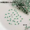 Rhinestones para decoración de uñas de circón marquise, rhinestones marquise brillantes de moda, rhinestones de forma irregular de base plana, accesorios de uñas usables