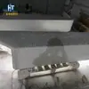 Banca modular de hormigón translúcido, banco de descanso iluminado para plaza comercial, asiento de cemento translúcido para paisajismo, hecho a medida