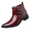Botines Chelsea de Cuero para Hombre de Venta Cruzada en Amazon, de Caña Baja, Moda Tendencia, Versátiles, Estilo Británico, Punta Fina, Zapatos para Hombre