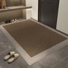 Felpudo de entrada de lujo ligero de alta calidad, borrable, lavable, absorbente, antideslizante, para el hogar, se puede cortar.