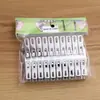 Pinzas Planas Pequeñas de Acero Inoxidable Pinzas Multifuncionales para Ropa Tamaño Pequeño Pinzas para el Hogar A Prueba de Viento Multifuncionales Pinzas para Calcetines de Lavandería