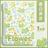 Cuaderno B5 Floral, Diario Grueso A5 para Estudiantes, Diario con Espiral, Planificador de Estilo Artístico