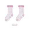 Calcetines de verano para niños, calcetines finos de tubo para niñas, calcetines sueltos sin hueso para bebés, calcetines de princesa con lazo para bebés, calcetines de verano