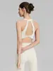 Conjunto Fitness Novo para Mulheres Primavera e Verão, Peça Dupla Vazada Respirável com Sutiã Esportivo de Copas Fixas, Calça Legging de Lycra Justa para Yoga