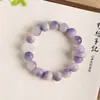 Pulseira com Mantra de Seis Caracteres Esculpida em Raiz de Bodhi Natural, Estilo Chinês Lótus Nicho Versátil Sementes de Bodhi Contas de Oração Pulseira Atacado