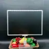 Etiqueta de Preço de Frutas e Verduras de Supermercado Cartão de Exibição A5 Clipe Publicitário Pop Clipe de Polegar Transparente com Moldura