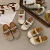 Mules tejidos sin cordones con decoración de perlas para mujer 2026, chanclas de exterior sin cordones, sandalias de tacón bajo para mujer