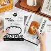 Bolsas de Empaque para Pan Bagel de Moda, Bolsas de Empaque Alcalino para Pan Europeo, Bolsas para Pan Tostado con Ventana Transparente, Venta al por Mayor Comercial