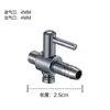 Tubo de oxígeno para pecera distribuidor de acero inoxidable bomba de oxígeno para acuario divisor niquelado con válvula válvula reguladora accesorios