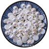 Perlas de Arce Marino Japonés Imitación 8-25 mm Material Redondo Fantasía Media Cara Accesorios para Joyería DIY Perlas Semicírculo