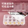 Caixa de Embalagem Descartável para Wonton, Caixa Especial para Xiaolongbao Cru e Wonton, Caixa Dividida para Wonton, Caixa de Armazenamento para Viagem, Caixa de Recompensa