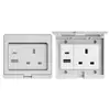 Comercio Exterior Ip55 Estándar Europeo Exterior Impermeable y a Prueba de Lluvia Enchufe de Interruptor Montado en Superficie Exterior 16A Estándar Alemán Estilo Británico Multifunción