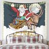 Tapiz Navideño Producto Nuevo Tela Colgante Transfronteriza Tela de Fondo Decorativa Fondo Navideño Habitación Atmósfera Festiva Tela de Pared Estilo Americano