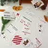 Tarjeta de Navidad de Pensamiento de Siete Colores Regalo Decoración de Regalo Tarjeta DIY Hecho a Mano Floral Floristería Tarjeta de Empaque de Flores