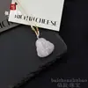 Tipo Hielo Ojo de Gato Natural Colgante Buda Maitreya Ojo de Gato Brillante Jade Buda Sonriente Suministro de Fábrica Fuente Mayorista