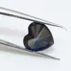 Zafiro Corazón de Moissanita 0.5-3 quilates Corazón de Diamante Moisan Piedra Desnuda con Certificado Fábrica Moisan de Wuzhou