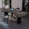 Escritorio de Madera Maciza Moderno Simple, Estilo Lujo Ligero, Escritorio de Trabajo de Forma Irregular Minimalista, Escritorio de Oficina, Escritorio para Jefe, Diseño Único y Simple