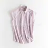 Chaleco Camisa Estilo Chic Francés Nuevo Versátil Ropa de Trabajo Top de Manga Corta de Gama Alta Estilo Coreano Camisa Holgada