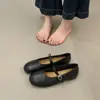 Sapatilhas Prateadas Estilo Francês para Mulheres, Sapatos Baixos Mary Jane Primavera 2026, Sapatos de Vovó, Mocassins Casuais