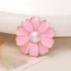 Nuevo Colorido Flor Grande DIY Funda para Teléfono Móvil Joyería Accesorios Flor de Hierro con Goteo de Aceite Accesorios para Zapatos Material Flor para Zapatos Lote
