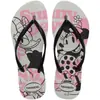 Chinelos Havaianas (mulheres) Fino Disney 35/6 Branco/Preto