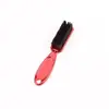 Salón de belleza especial galvanizado cepillo para cabeza de aceite de hombre mango de plástico múltiples colores opcionales cepillo limpiador de barba