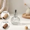 Botella Vacía de Vidrio para Perfume, Decantador de Aroma, Tapa de Madera Cruda, Ins Simple, Múltiples Formas, Se Puede Imprimir Logo
