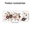 Fun-h12 comercio exterior pintado plantas flores dormitorio sala de estar embellecimiento de paredes pegatinas de pared decorativas venta al por mayor