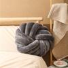 Almohada Nórdica Hecha a Mano Cuerda de Tres Hebras Redonda Abrazo Sofá Dormitorio Respaldo Cama Cojín Cojín Cojín