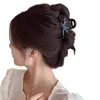 Presilha de Cabelo Cruzada com Laço Meio Amarrada, Piranha Elegante e de Alta Qualidade para Mulheres, Presilha Pequena Tipo Jacaré para Coque na Parte de Trás da Cabeça