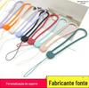 Cordão para celular simples curto silicone líquido resistente a manchas confortável pulseira de pulso capa de celular U disk antiderrapante anti-perda Universal