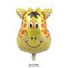 Amazon Médio Mini Balão de Filme de Alumínio Cabeça de Animal em Forma de Floresta Mini Desenho Animado Cabeça de Animal Balão de Filme de Alumínio