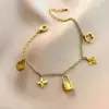 [Collar + Pulsera] Estilo Francés Ins de Lujo Accesible Cadena para Clavícula de Corazón Estilo Dulce Collar de Acero de Titanio con Borla de Corazón de Melocotón para Mujer
