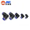 Conector Neumático JNC Recto SPGV-4681012 Conector Rápido Codo de Empuje Reductor SPG-10-8