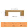 Manijas Cuadradas Extensibles de Acero Inoxidable Transfronterizas para Puertas de Gabinete, Manijas Cuadradas de Lujo Ligero para Cajones de Gabinete de Cocina y Armarios al por Mayor