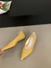 Primer Encuentro Jifa Retro Francés Punta Fina Tacón Gatito Corte Bajo Zapatos de una Sola Pieza Mujer 2026 Nuevo Estilo Slip-on Comodín Simple Cien