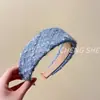 2026 Nueva Moda Sencilla Versión Ancha Diadema de Seda Suave con Lentejuelas y Cabezal de Esponja para Mujeres Elegantes y Personalizados Accesorios para el Cabello al por Mayor